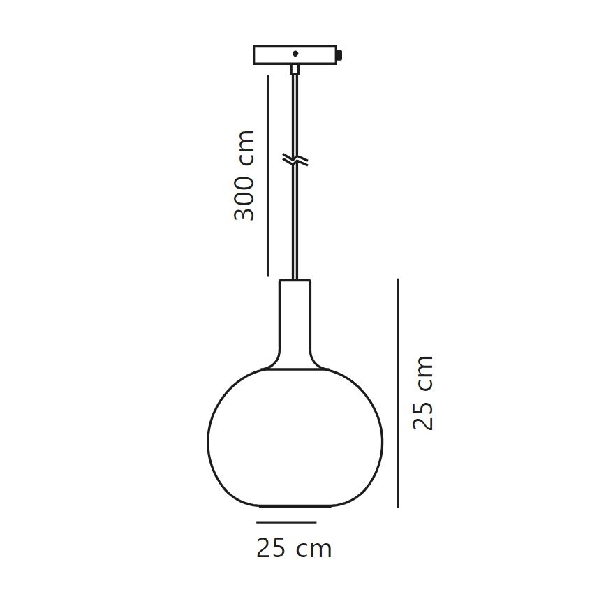 Nordlux - Lustr na lanku ALTON 1xE27/60W/230V černá