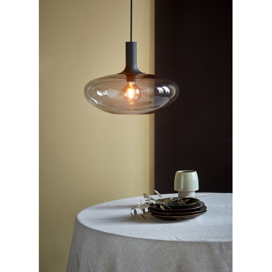 Nordlux - Lustr na lanku ALTON 1xE27/60W/230V černá