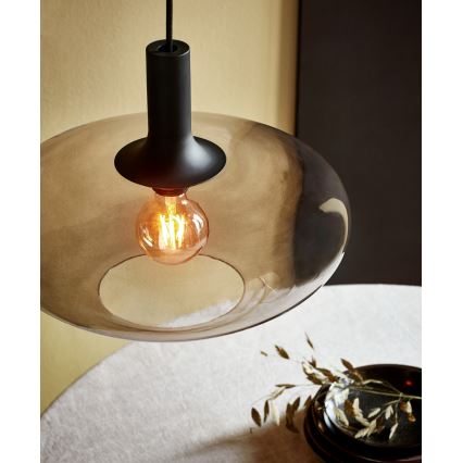 Nordlux - Lustr na lanku ALTON 1xE27/60W/230V černá