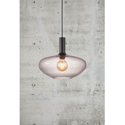 Nordlux - Lustr na lanku ALTON 1xE27/60W/230V černá