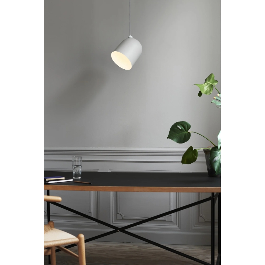 Nordlux - Lustr na lanku ANGLE 1xE27/25W/230V bílá