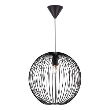 Nordlux - Lustr na lanku BERONI 1xE27/60W/230V černá