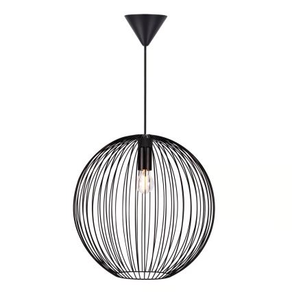 Nordlux - Lustr na lanku BERONI 1xE27/60W/230V černá