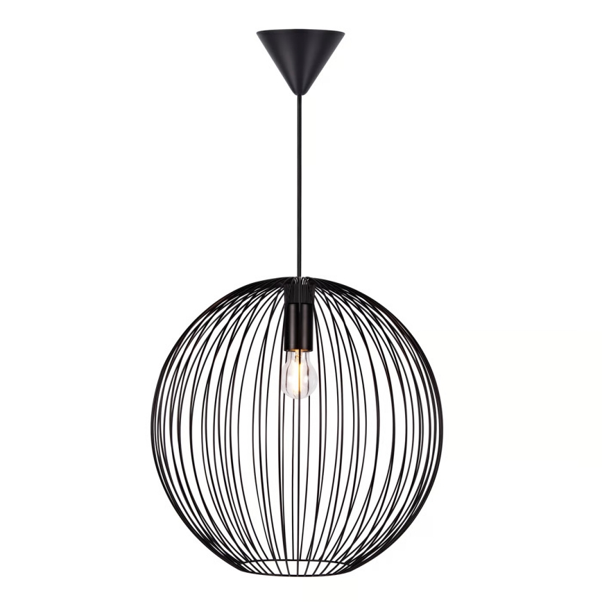 Nordlux - Lustr na lanku BERONI 1xE27/60W/230V černá