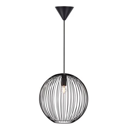 Nordlux - Lustr na lanku BERONI 1xE27/60W/230V černá pr. 35 cm