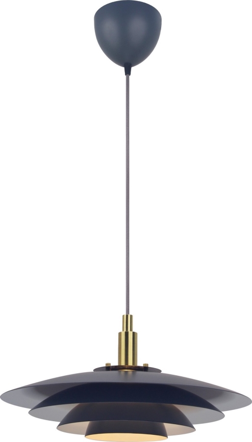 Nordlux - Lustr na lanku BRETAGNE 1xG9/25W/230V antracit