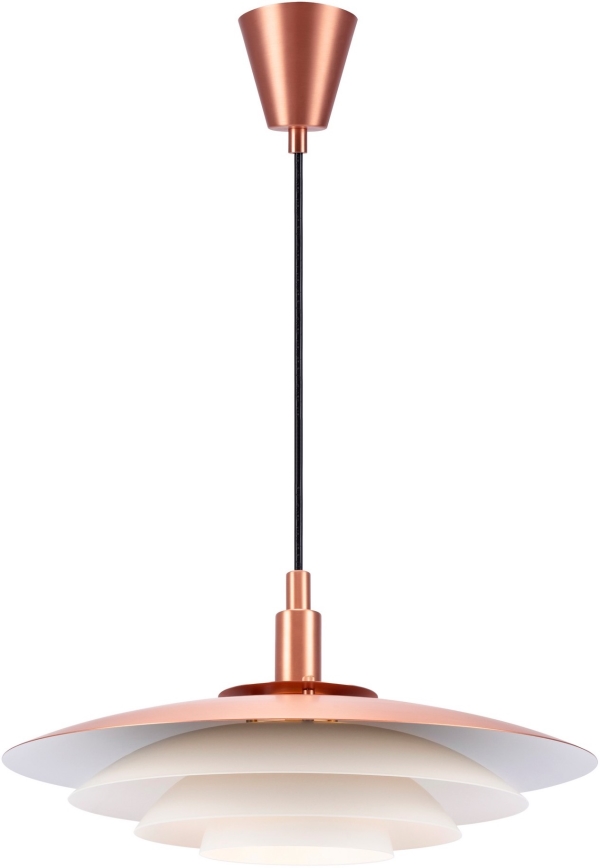 Nordlux - Lustr na lanku BRETAGNE 1xG9/25W/230V rose gold
