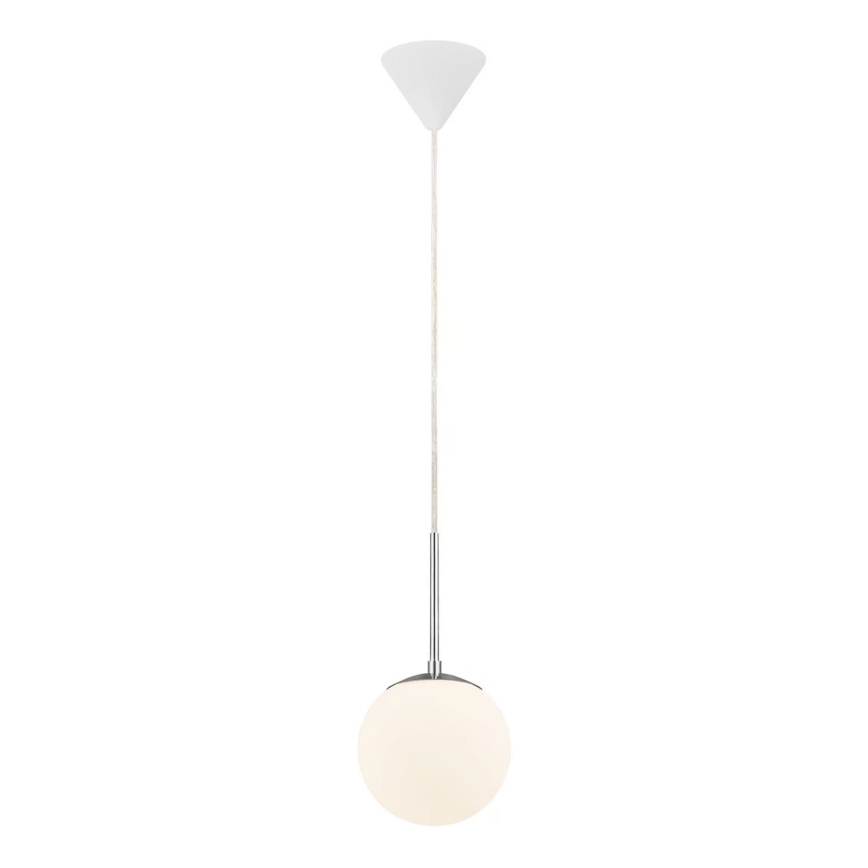Nordlux - Lustr na lanku CAFE 1xE27/15W/230V pr. 15 cm bílá