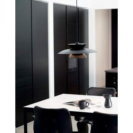 Nordlux - Lustr na lanku CARMEN 1xE27/40W/230V černá