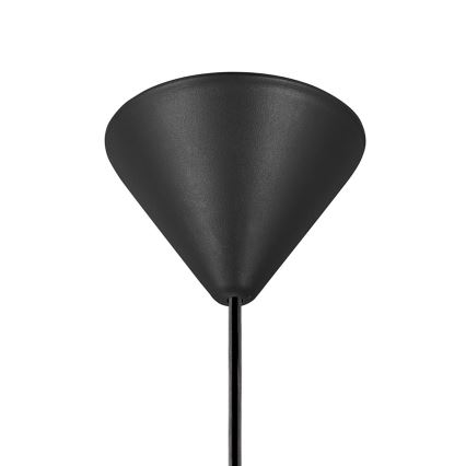 Nordlux - Lustr na lanku DIAL 1xE27/40W/230V pr. 25 cm černá