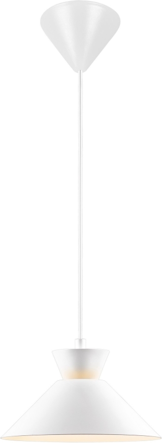 Nordlux - Lustr na lanku DIAL 1xE27/40W/230V pr. 25 cm bílá