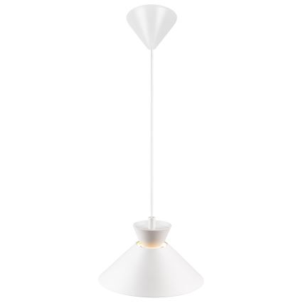Nordlux - Lustr na lanku DIAL 1xE27/40W/230V pr. 25 cm bílá