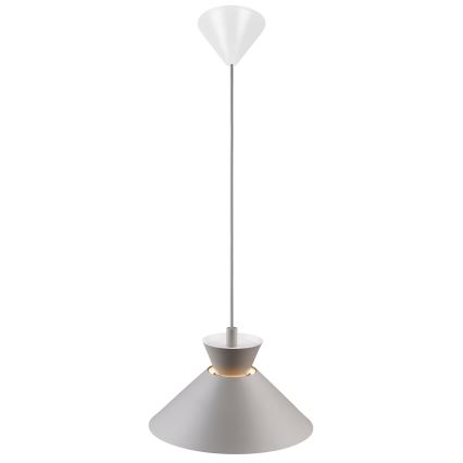 Nordlux - Lustr na lanku DIAL 1xE27/40W/230V pr. 25 cm šedá