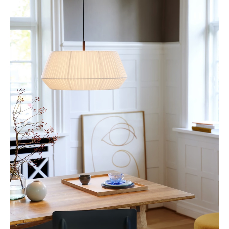 Nordlux - Lustr na lanku DICTE 1xE27/60W/230V pr. 53 cm bílá