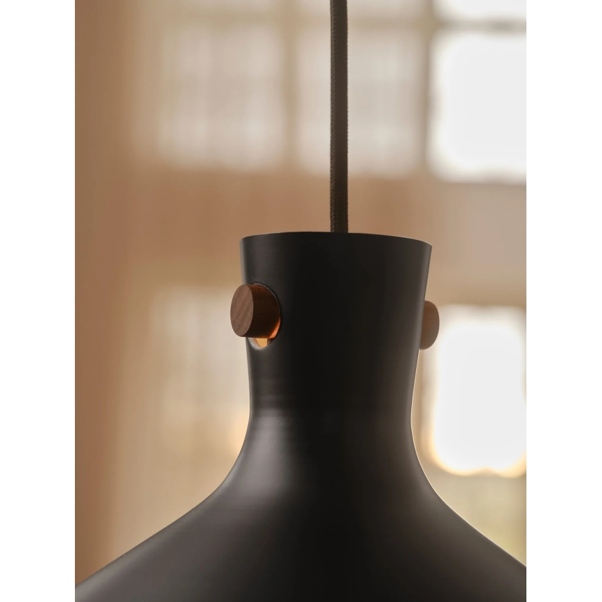 Nordlux - Lustr na lanku DORINA 1xE27/60W/230V černá pr. 45 cm