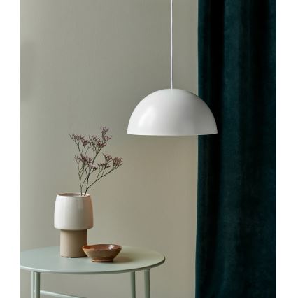 Nordlux - Lustr na lanku ELLEN 1xE27/40W/230V pr. 30 cm bílá
