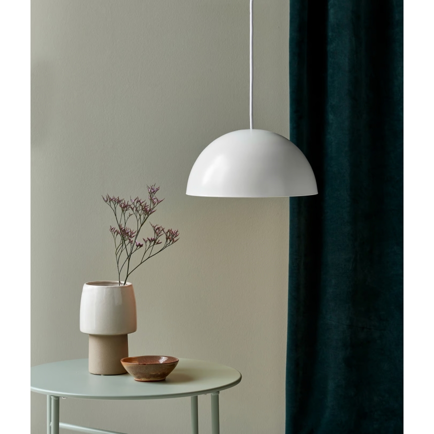 Nordlux - Lustr na lanku ELLEN 1xE27/40W/230V pr. 30 cm bílá