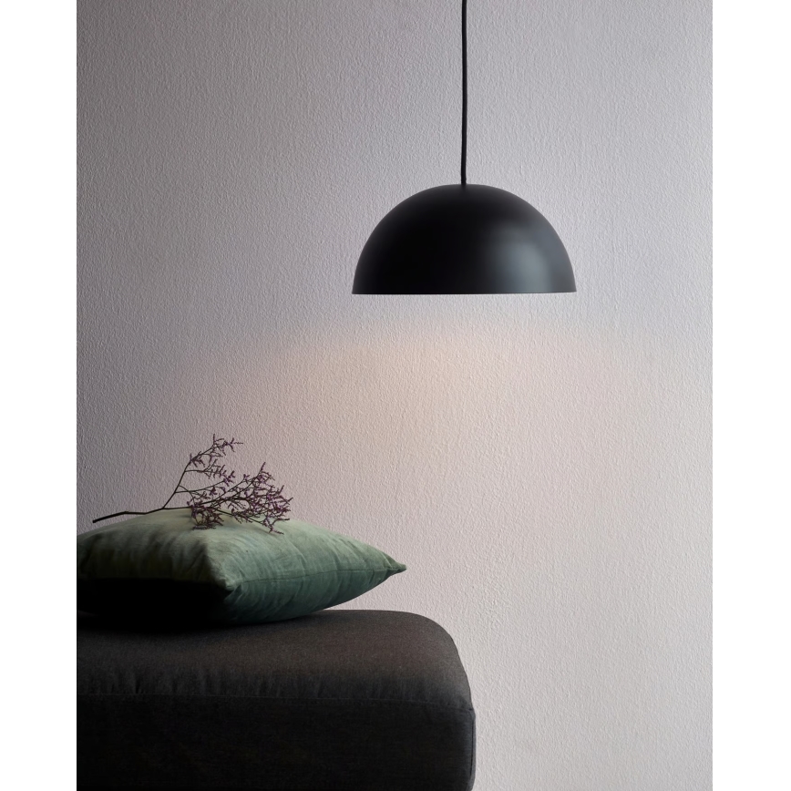 Nordlux - Lustr na lanku ELLEN 1xE27/40W/230V pr. 30 cm černá