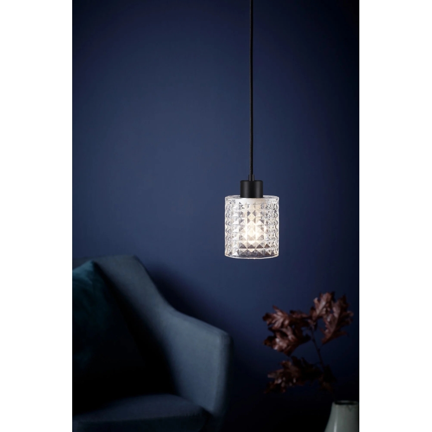 Nordlux - Lustr na lanku HOLLYWOOD 1xE27/60W/230V čirá