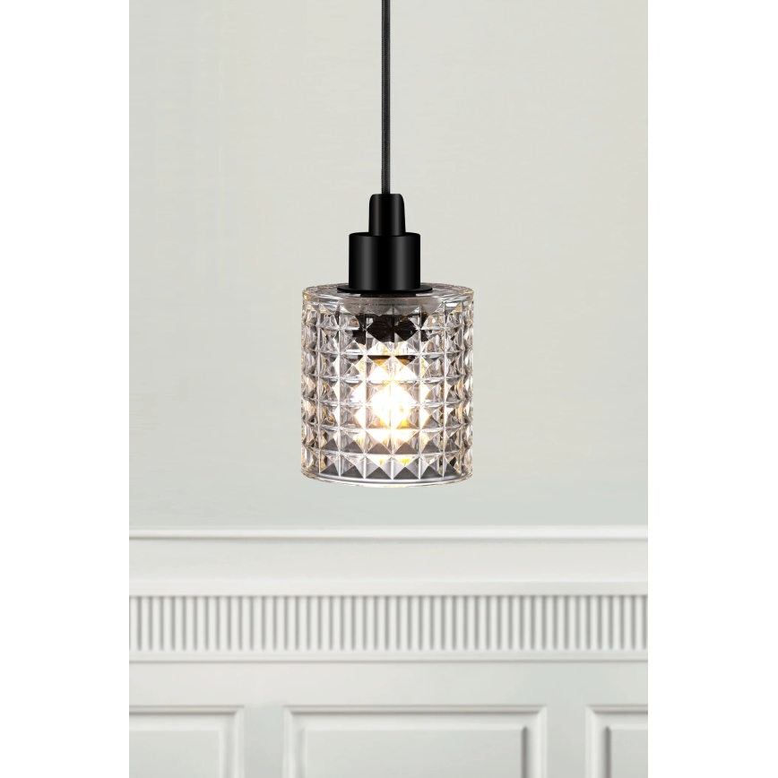 Nordlux - Lustr na lanku HOLLYWOOD 1xE27/60W/230V čirá