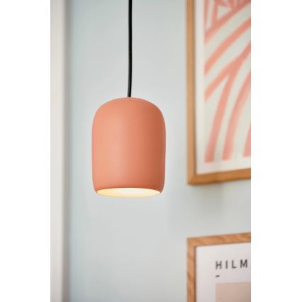 Nordlux - Lustr na lanku NOTTI 1xE27/25W/230V pr. 12,5 cm oranžová