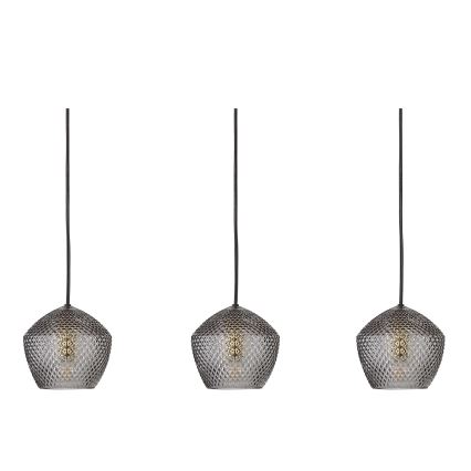 Nordlux - Lustr na lanku ORBIFORM 3xE14/25W/230V černá/šedá