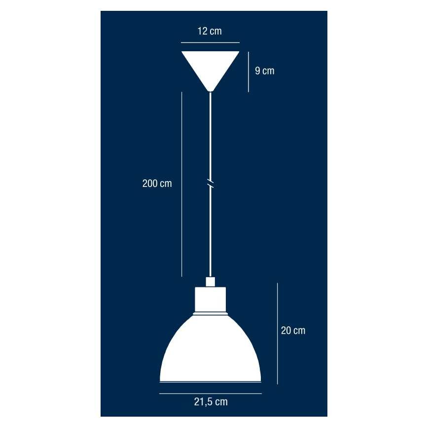 Nordlux - Lustr na lanku POP 1xE27/40W/230V černá/zlatá