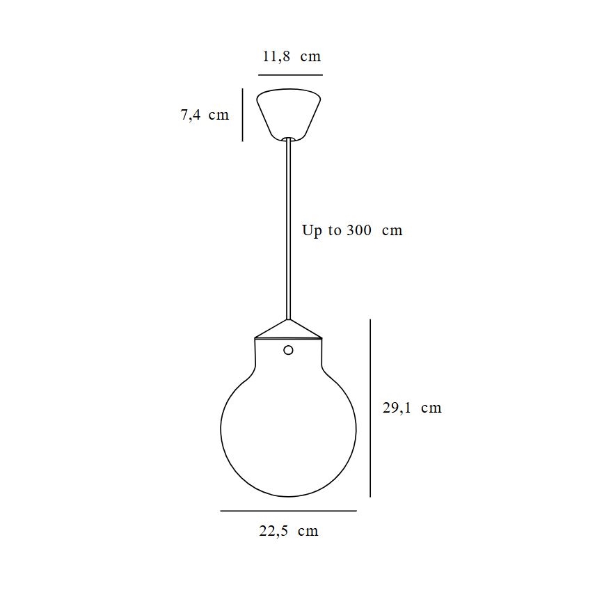 Nordlux - Lustr na lanku RAITO 1xE27/25W/230V mosaz/bílá pr. 22,5 cm