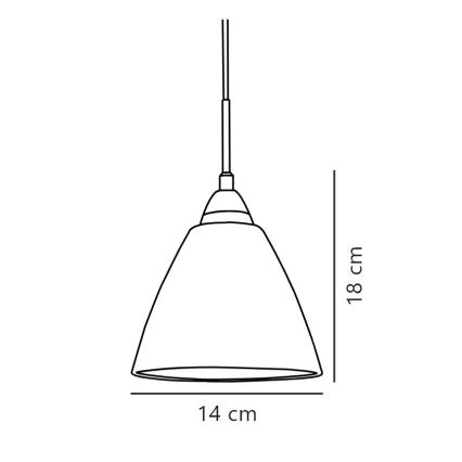 Nordlux - Lustr na lanku READ 1xE14/40W/230V lesklý chrom