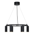 Nordlux - Lustr na lanku VICO 6xGU10/5W/230V černá