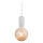 Nordlux - Napájecí kabel HANG 1xE27/40W/230V bílá
