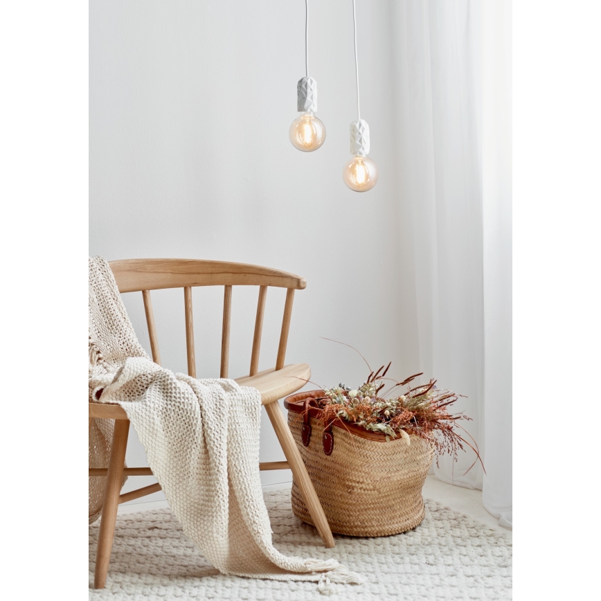 Nordlux - Napájecí kabel HANG 1xE27/40W/230V bílá