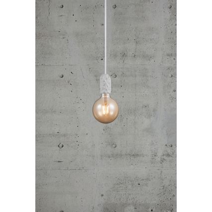 Nordlux - Napájecí kabel HANG 1xE27/40W/230V bílá