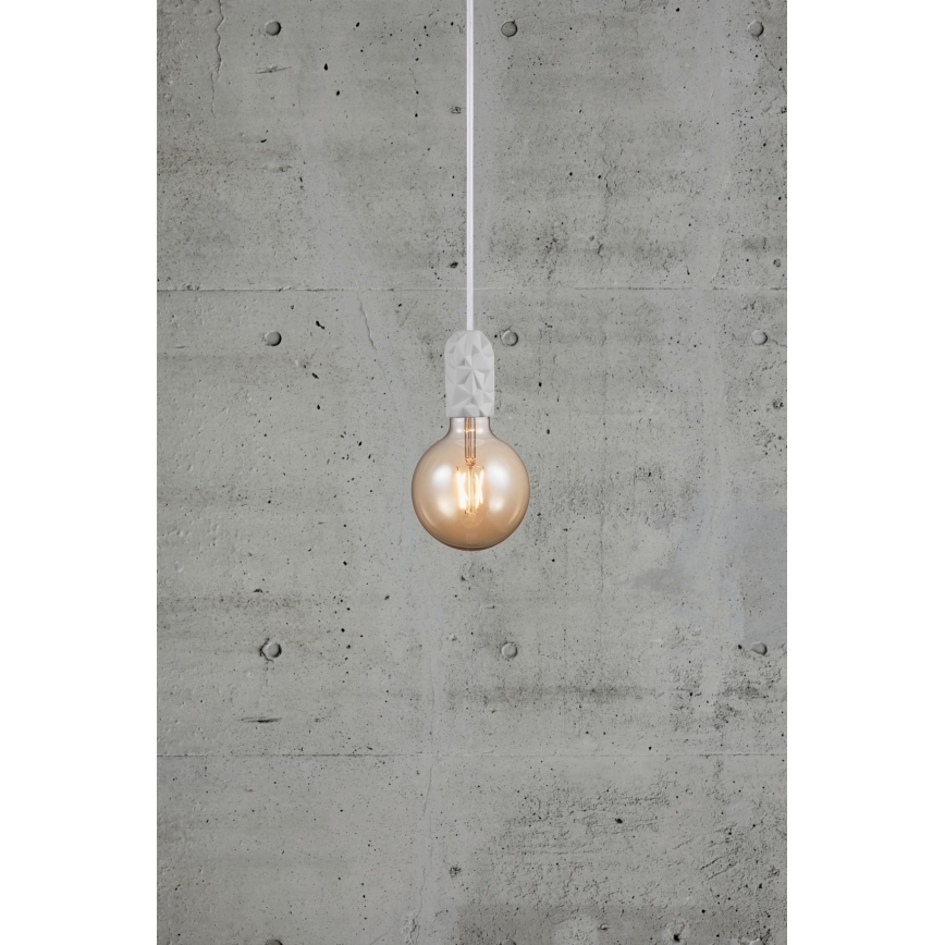 Nordlux - Napájecí kabel HANG 1xE27/40W/230V bílá