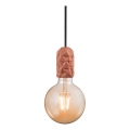 Nordlux - Napájecí kabel HANG 1xE27/40W/230V měděná/černá