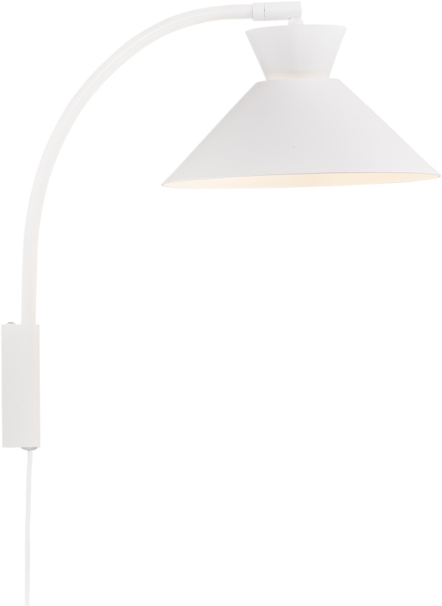 Nordlux - Nástěnná lampa DIAL 1xE27/40W/230V bílá