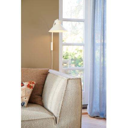 Nordlux - Nástěnná lampa DIAL 1xE27/40W/230V bílá