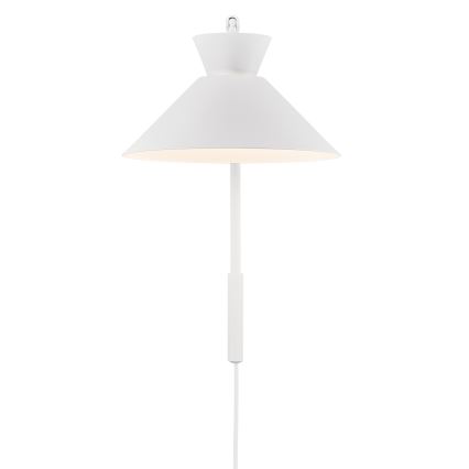 Nordlux - Nástěnná lampa DIAL 1xE27/40W/230V bílá