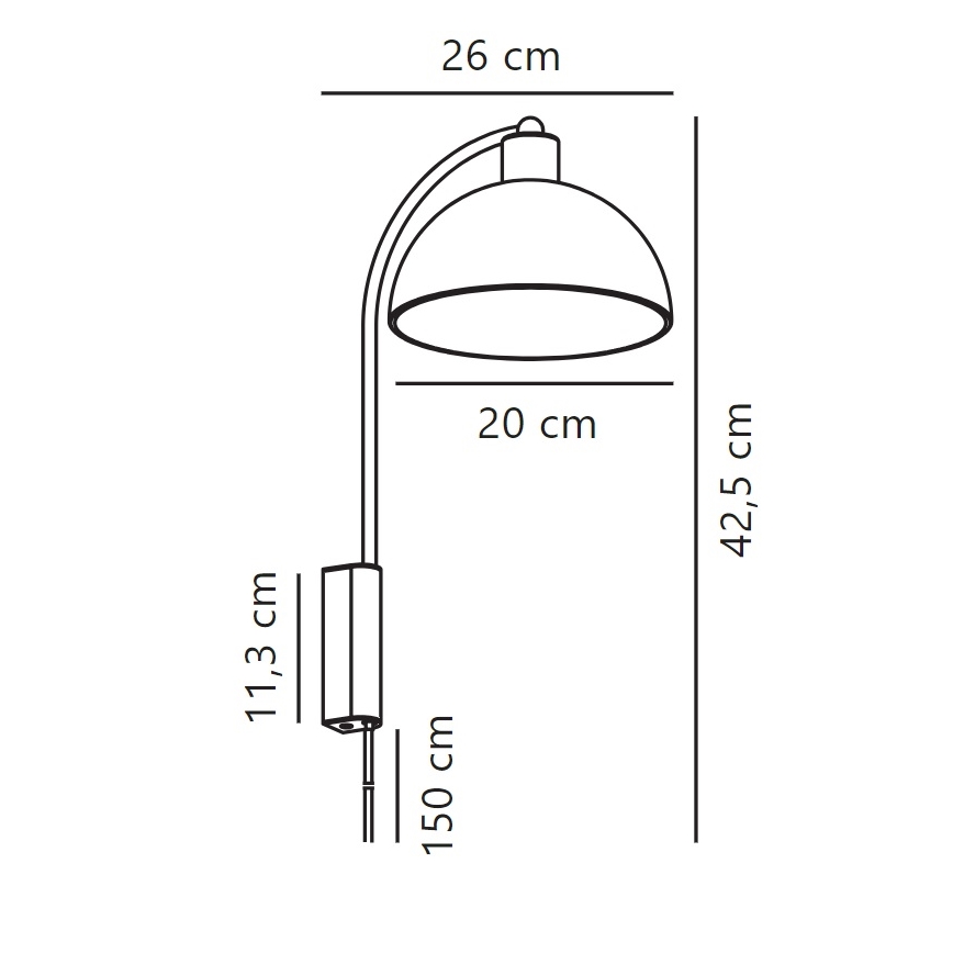Nordlux - Nástěnná lampa ELLEN 1xE14/40W/230V lesklý chrom