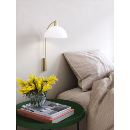 Nordlux - Nástěnná lampa ELLEN 1xE14/40W/230V zlatá