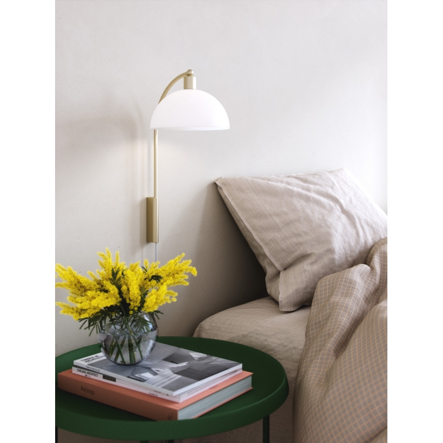 Nordlux - Nástěnná lampa ELLEN 1xE14/40W/230V zlatá
