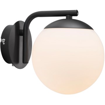 Nordlux - Nástěnná lampa GRANT 1xE14/40W/230V černá