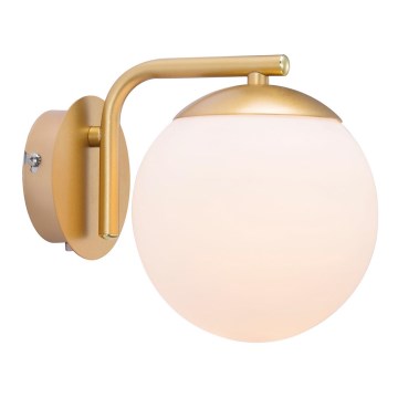 Nordlux - Nástěnná lampa GRANT 1xE14/40W/230V zlatá