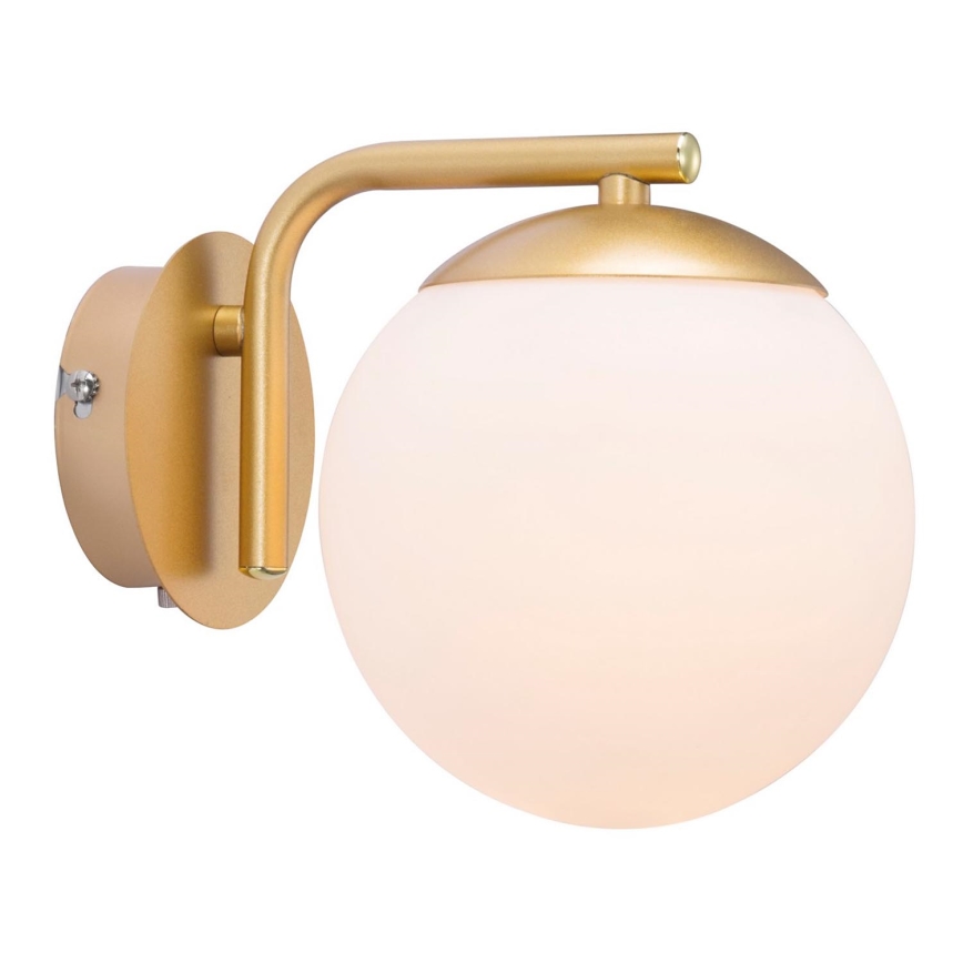 Nordlux - Nástěnná lampa GRANT 1xE14/40W/230V zlatá