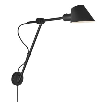 Nordlux - Nástěnná lampa STAY 1xE27/60W/230V černá