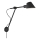 Nordlux - Nástěnná lampa STAY 1xE27/60W/230V černá