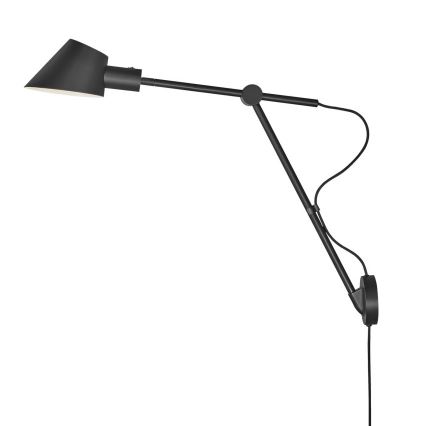 Nordlux - Nástěnná lampa STAY 1xE27/60W/230V černá
