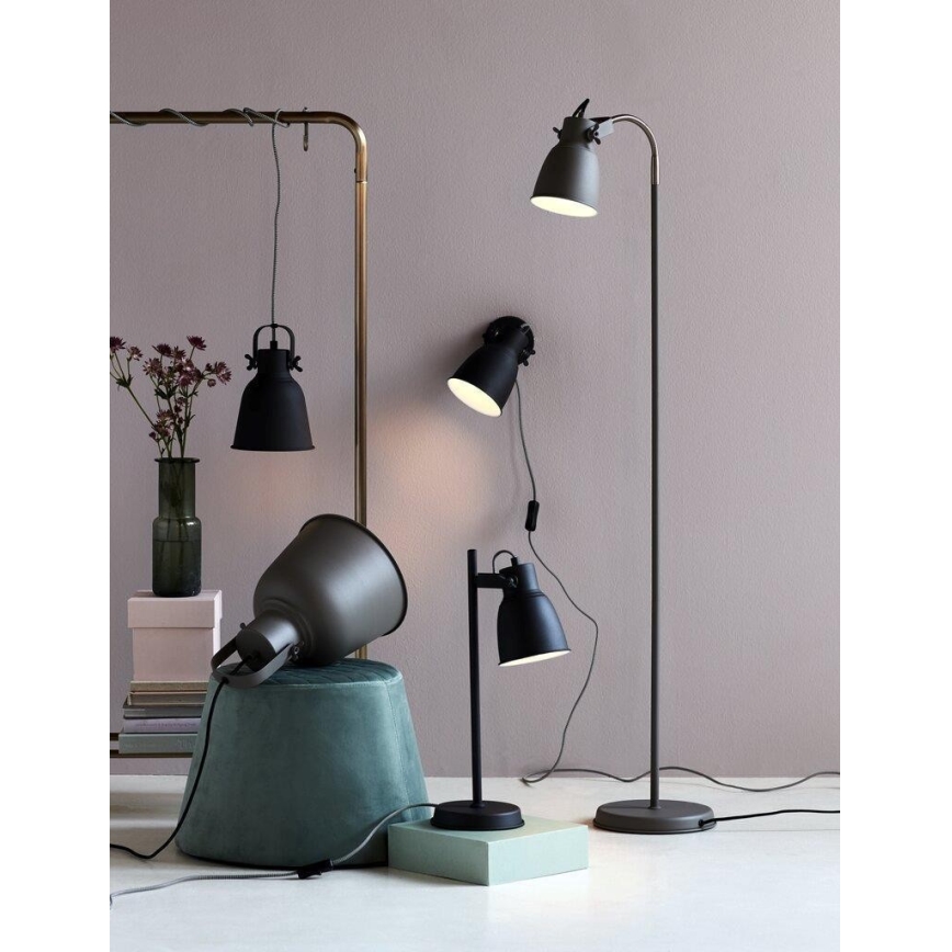 Nordlux - Nástěnné bodové svítidlo ADRIAN 1xE27/25W/230V antracit