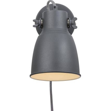 Nordlux - Nástěnné bodové svítidlo ADRIAN 1xE27/25W/230V antracit