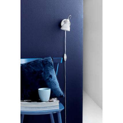 Nordlux - Nástěnné bodové svítidlo ASLAK 1xGU10/35W/230V bílá